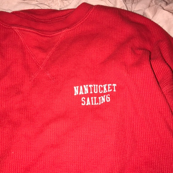 Brandy Melville cropped waffle long sleeve - Picture 2 of 3